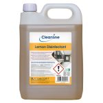 Cleanline Commercial Lemon Disinfectant | Professional Deodoriser & Sanitiser | 5 Litre