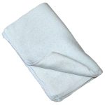 CleanWorks Professional Stockinette Dishcloths | Traditional Bleached White Cloths | Pack of 10