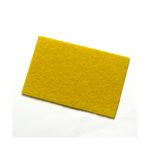 Commercial CleanWorks Yellow Colour Coded Heavy Duty Scourers (Pack of 10)