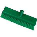 Green Medium Bristle Hygiene Broom Head 300mm – Hillbrush Colour Coded Sweep Brush