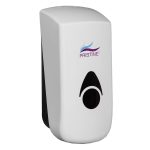 Wall Mounted Refillable Soap System - PRISTINE Myriad Liquid Hand Soap Dispenser White (900ml)