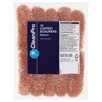 Catering Scouring Pads – CleanPro 10 Copper Scourers Medium (Pack of 10)