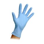KeepSAFE Disposable Nitrile Powder Free Gloves Blue (Pack of 10 Boxes)