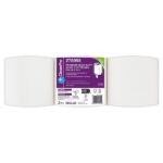 CleanPro Premium Heavy Duty White Centrefeed Rolls 2 Ply (Single Pack of 6 Rolls)