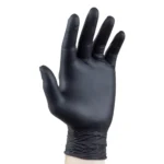 Black Heavy-Duty Powder-Free Nitrile Gloves (Case of 10 Boxes / 1,000 Gloves)