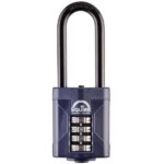Squire CP50/2.5 Weather Resistant 4-Wheel Long Shackle Combination Padlock 50mm