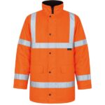 KeepSAFE High Visibility Waterproof Standard Parka Orange (Pack of 1)