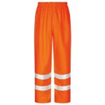KeepSAFE High Visibility Waterproof Over trousers Orange (Pack of 1)
