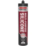 Soudal Trade Multi-Purpose Silicone Sealant Transparent 270ml