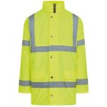KeepSAFE High Visibility Waterproof Standard Parka Yellow (Pack of 1)